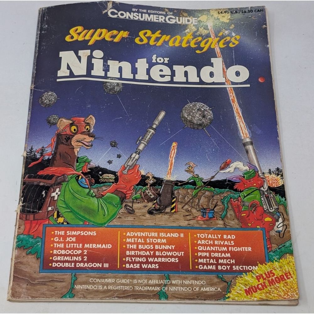 Super Strategies Nintendo NES Strategy‎ Guide Vintage 1991 90s 1990s